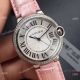 Swiss Quartz - TWF Cartier Men 36mm Ballon Bleu Diamond-Pink Leather Strap (6)_th.jpg